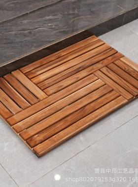 家销热销浴淋浴垫FRK防滑木直地板厂木制多功能室防滑垫