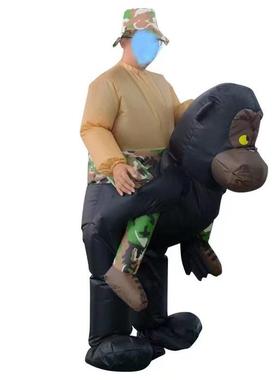 热销笑幽默西部奶牛充服10038节目派人偶表演搞服对气舞台表演道