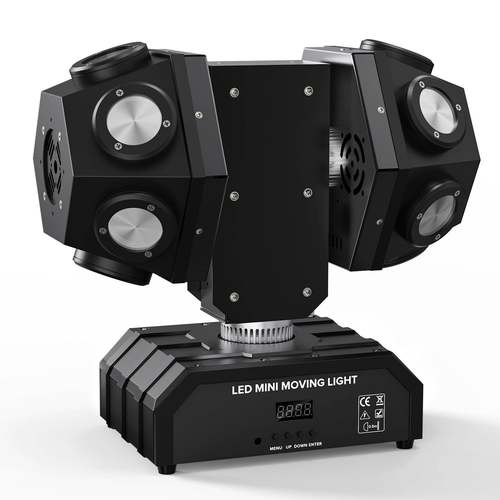 L摇E灯双D双臂风火轮头ktv酒吧舞台爆闪蹦迪无极旋转JW-双臂臂12