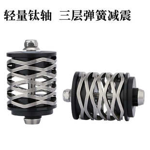 litepro小布折叠车避震器布朗普顿后置减震器超轻钛轴弹簧后胆