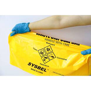 西斯贝尔SYB100L大号防化处理袋 生化垃圾袋 废弃物垃圾袋 防化