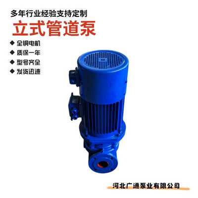 立式管道泵IRG100-160 15KW 热水循环高层增压送水