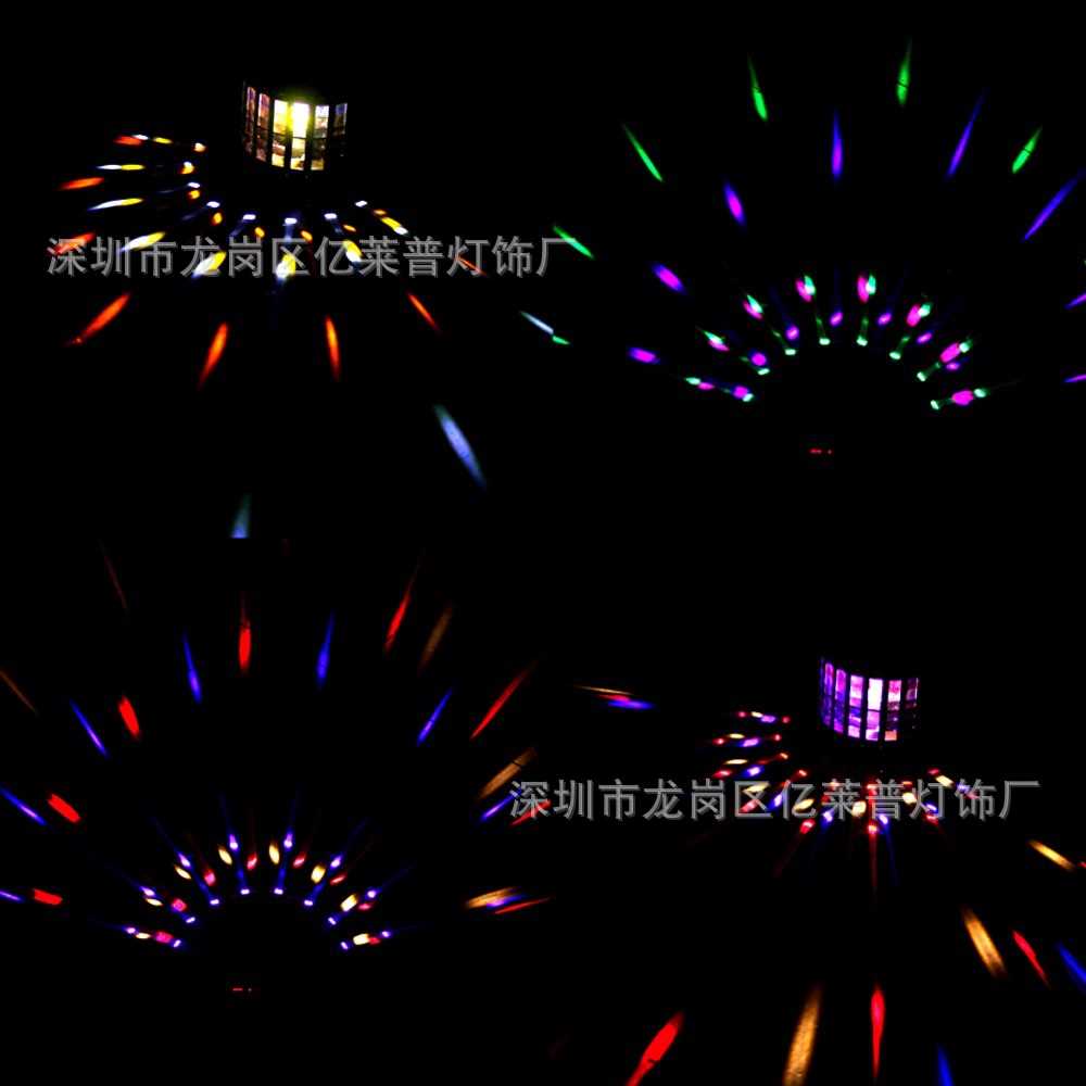 LED灯舞台灯光6色遥控迷你无极剑蝴蝶灯家庭KTV七彩旋转灯外贸款
