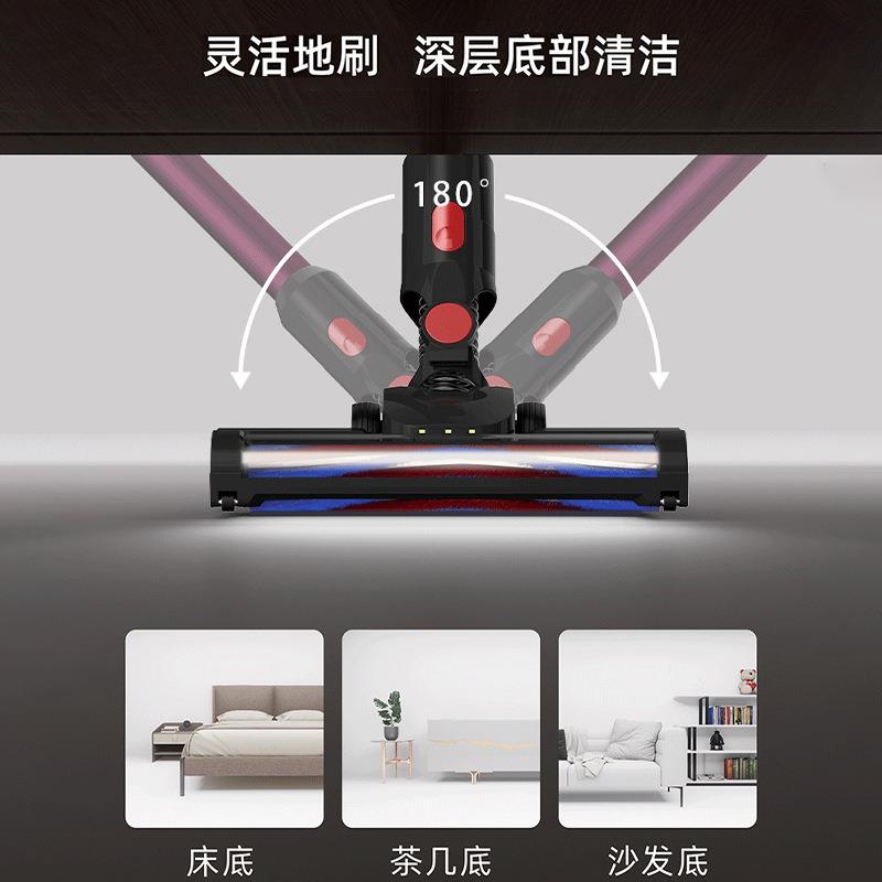 家用无线吸尘器手持立式两挡位大吸力除尘机V8吸尘机跨境