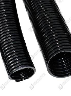 胜牌PP波纹管5-54MM 黑色 PP阻燃螺纹套管 波纹管 穿线管闭口开口