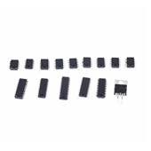 NE555 75pcs通用DIP MC34063 ULN2003 LM324 IC套件LM358 LM386
