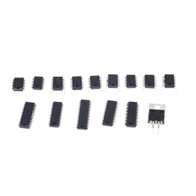 75pcs通用DIP IC套件LM358 LM386 ULN2003 LM324 NE555 MC34063