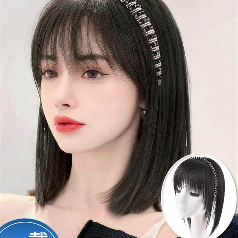 刘海假发女发箍刘海一体女齐刘海刘海片