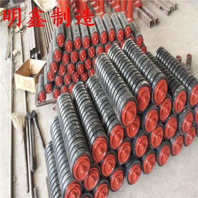 缓冲托辊、缓冲托辊配件、缓冲托辊橡胶圈 明鑫输送