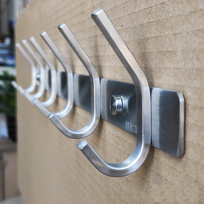 304不锈钢打孔挂衣钩卫生间衣服挂钩墙壁门后免钉强力壁挂衣帽钩,3C数码配件,USB多功能数码宝,淘宝优惠券,粉丝福利购,淘宝优惠卷