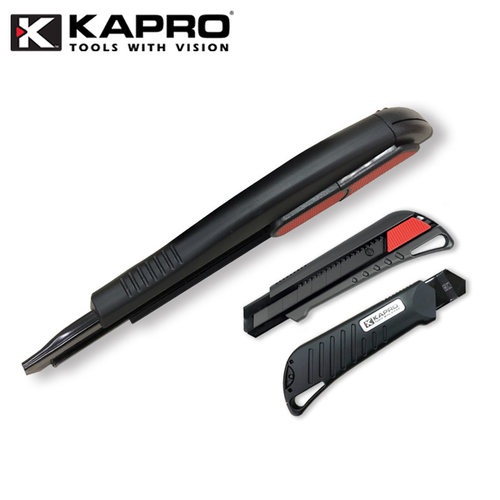 KAPRO美工刀254快递刀裁纸学生手工削笔工具小号切割刀片美工自锁