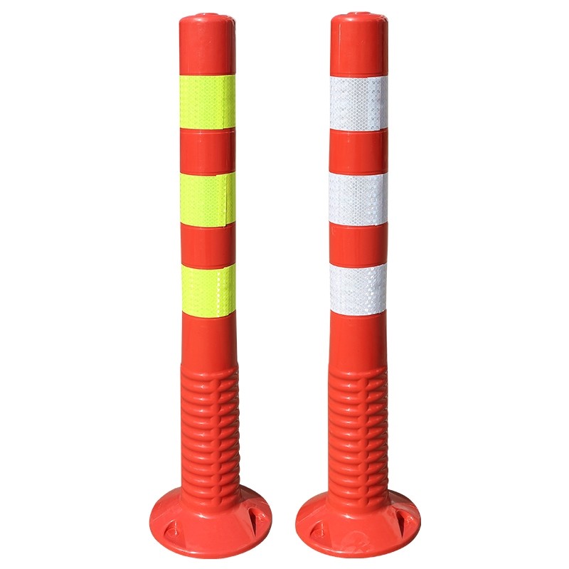 加厚75CM塑料警示柱PU弹力柱隔离桩护栏交通设施路障锥反光防撞柱,农用物资,苗木固定器/支撑器,淘宝优惠券,粉丝福利购,淘宝优惠卷