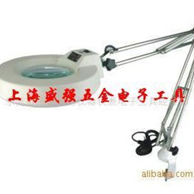 SK-B 夹式放大镜 夹台式带灯放大镜 光学镜片10倍