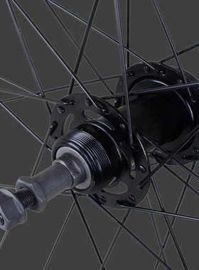 700C碟刹公路自行车跑车前后车轮组700x23/25/28/32c旋式轮组总成