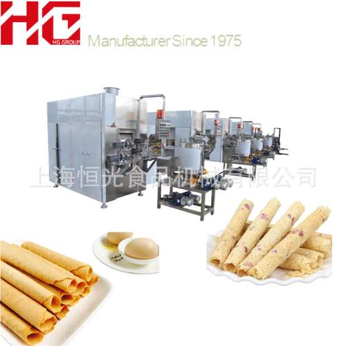 恒光全自动蛋卷机生产机器 资金少 食品小投资设备 源头厂家直销