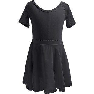 速发儿童舞体服童拉丁舞跳舞练功服网纱连蹈体形服考级中国服装