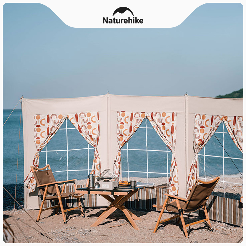 速发ahi烧e挪客空中花园阵幕户外挡风野餐k烤露营屏风野营天幕