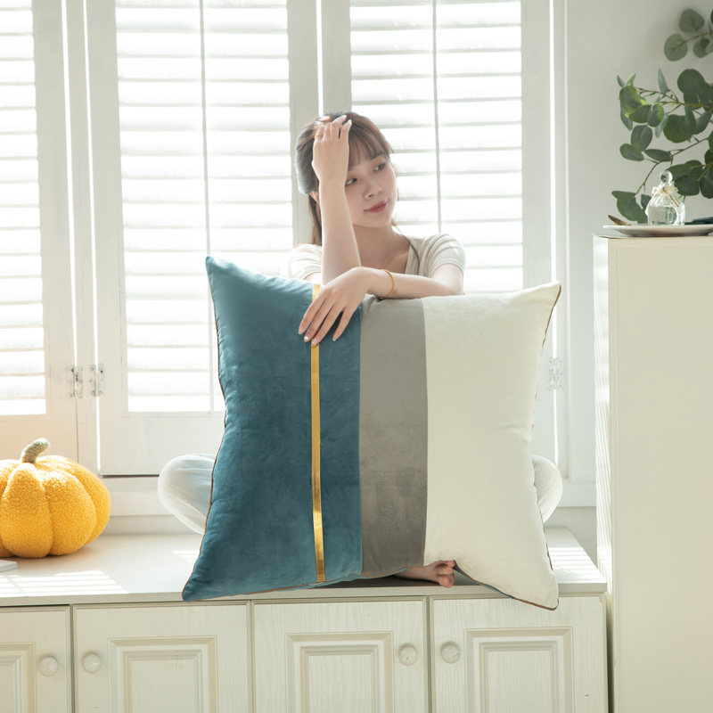 速发轻奢抱枕沙发客厅大号床上抱枕套不枕芯靠含套罩大超靠垫套靠