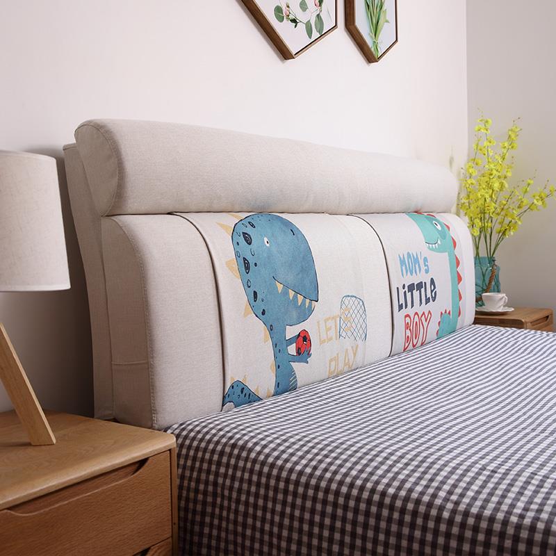 乐漾北欧ins风床头软包靠垫榻榻米护颈靠枕实木床靠背布艺可拆洗