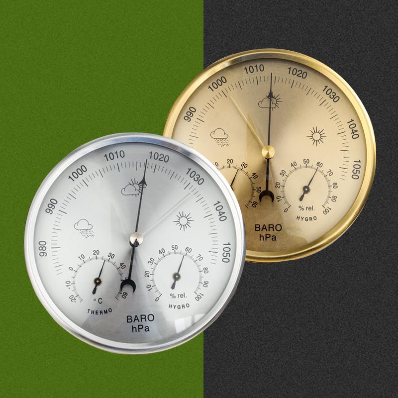 3合1温度计，湿度计，气压计，三合一气象站空气温湿度表高精度