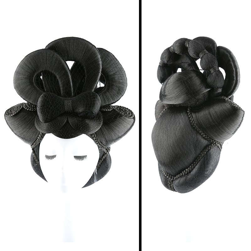 速发套装武媚娘假发套装品后反串贵妃造型整顶头古贵妃头套饰皇套