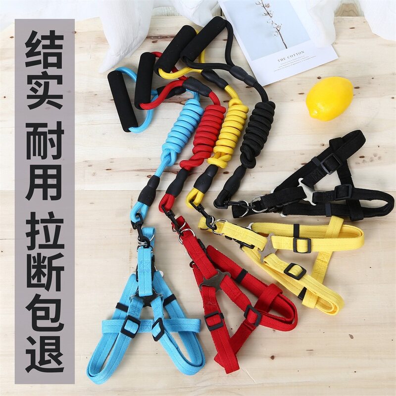 速发遛狗绳项圈狗型子绳子小型中链大型犬金毛拉布拉多用品