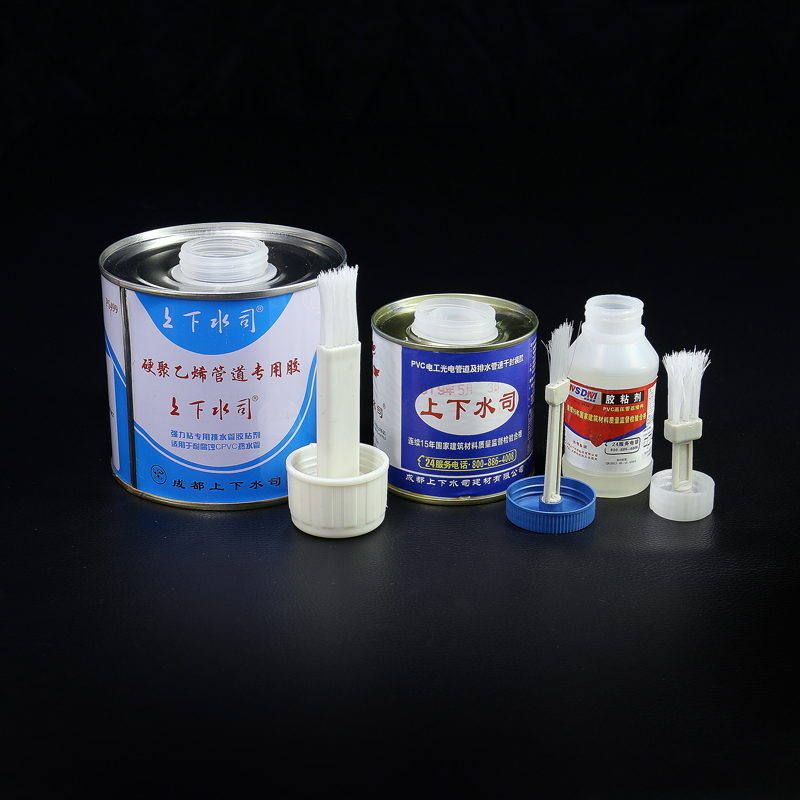 热销pvc水管胶水快干 排水胶给水胶 管道强力胶水100/200/500g