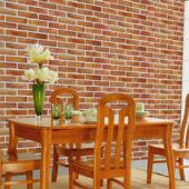 热销90宽自粘墙纸砖纹横版 饰卧室客厅背景墙自贴 墙围饭店烧烤店装