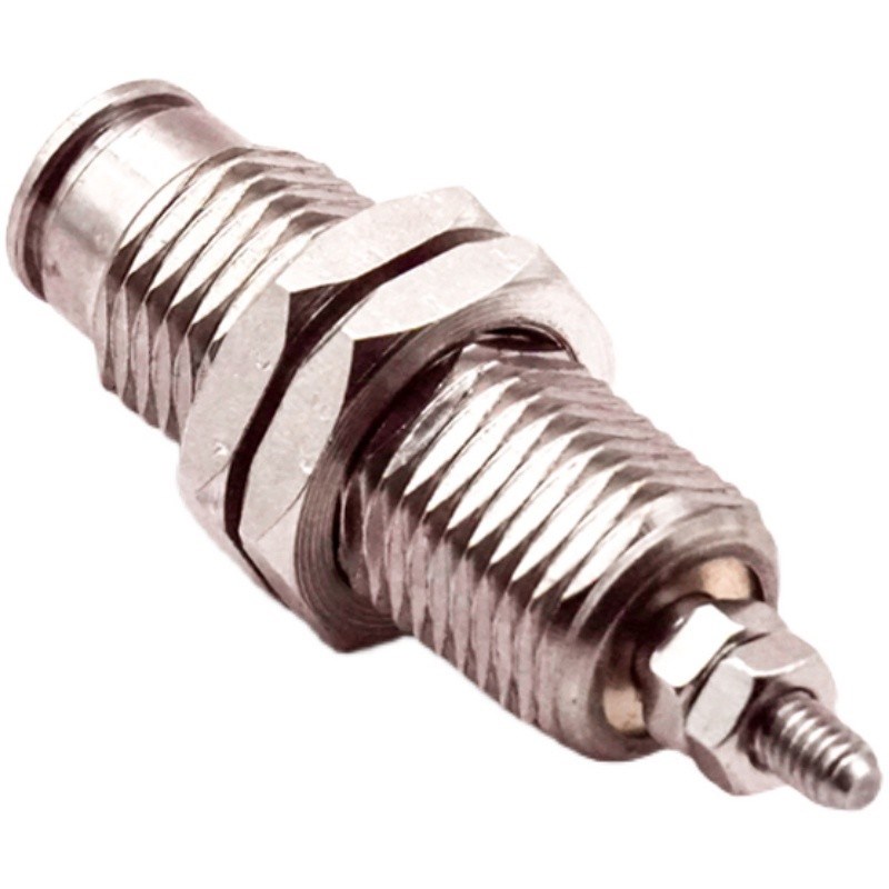 热销亚德客同款微型外螺纹单作用针型气缸MPE6/8/10/12/16*5X10NX