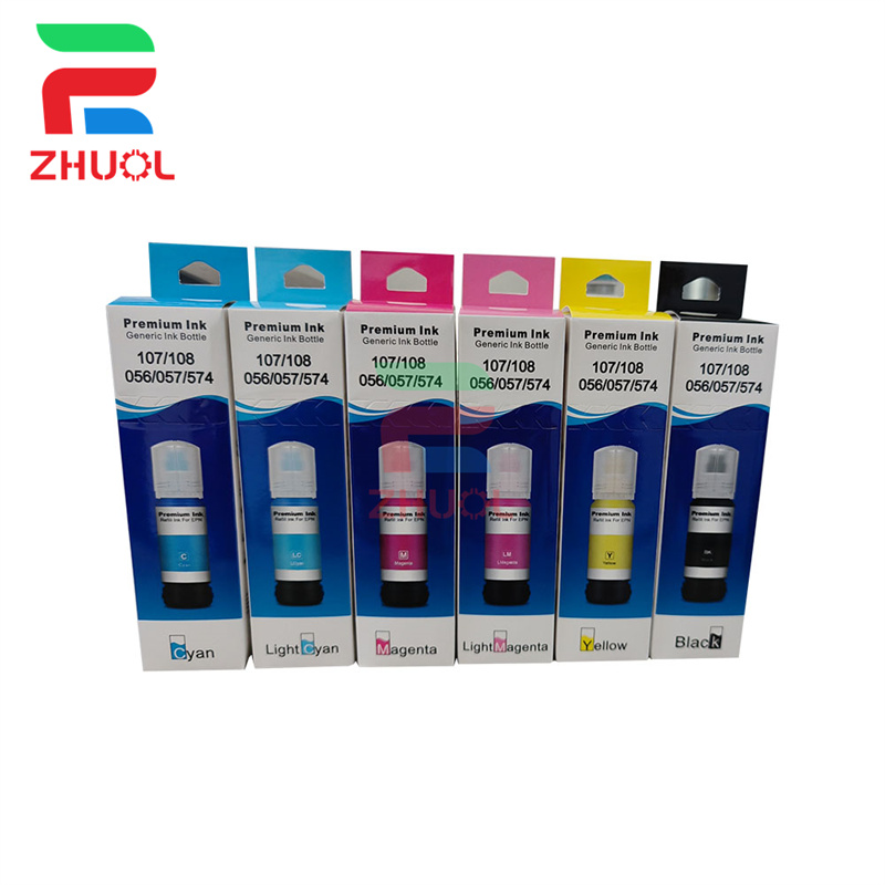 适用EPSON爱普生056墨水L18058 L8058彩色填充墨水连供打印机墨汁