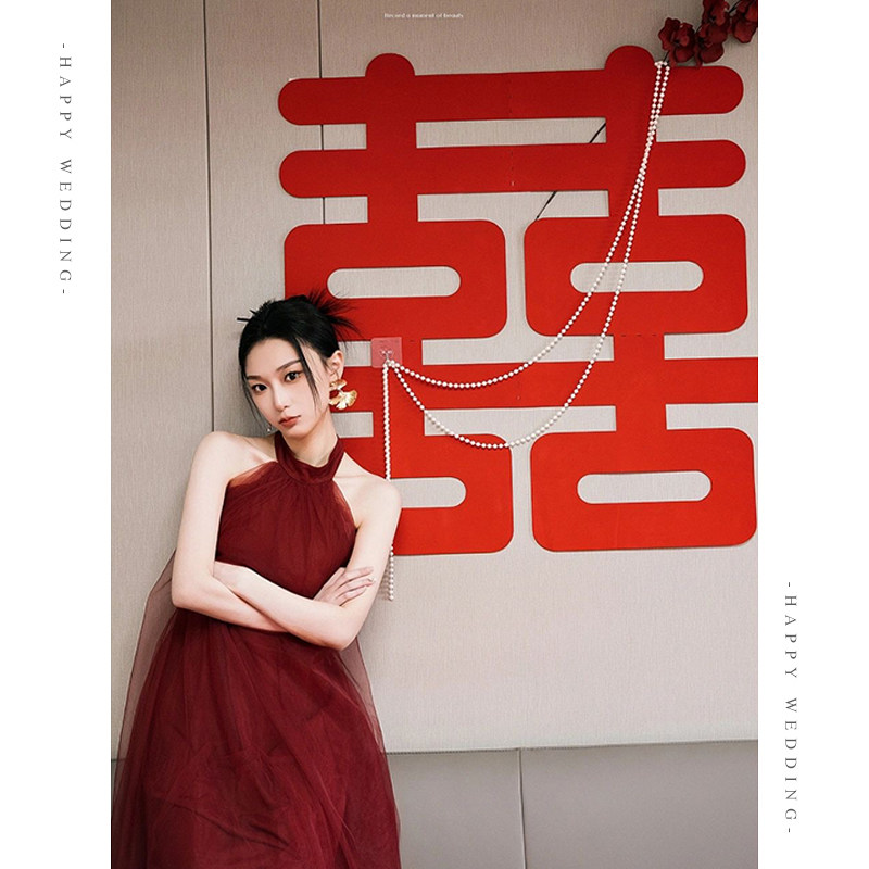 速发婚房布置套装婚礼装饰结婚房间卧室房方新男简厅客约高级感背