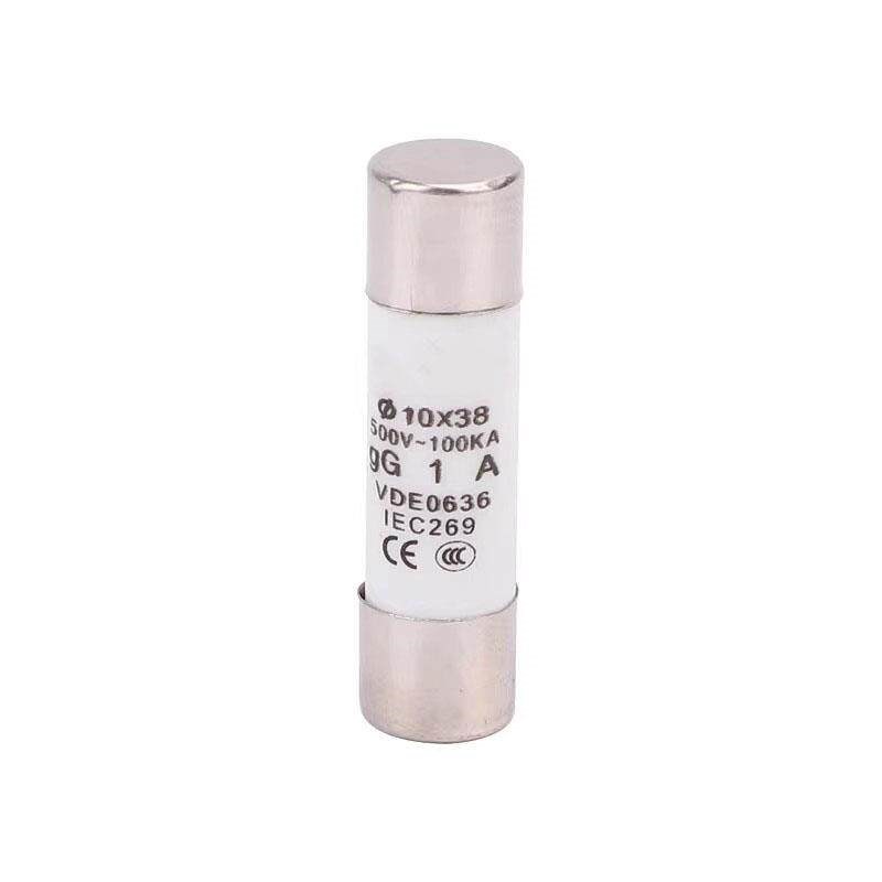 速发陶瓷保险丝熔断器熔芯R015 RO15 10*8熔断器RT18 RT14芯子1A-