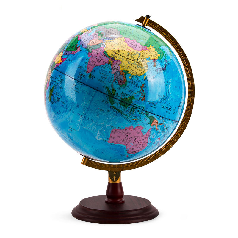 速发北斗世界童教地球仪学生用2cm高清地理光学儿发书房大号摆件