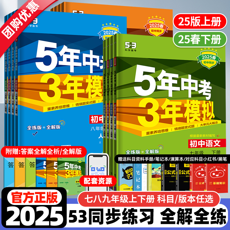 2025新版五年中考三模拟七