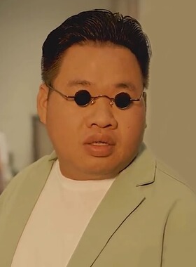 速发冷少迷你小墨形男款男神新郎太子镜师爷搞笑小镜片圆镜太镜