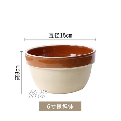 速发沙怀家用用米饭专蒸碗紫砂古碗老式粗土砂碗蒸饭瓦钵饭钵碗旧