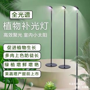 L植物补光灯全光谱绿植生长灯室内落地仿太阳多肉养花卉光照灯