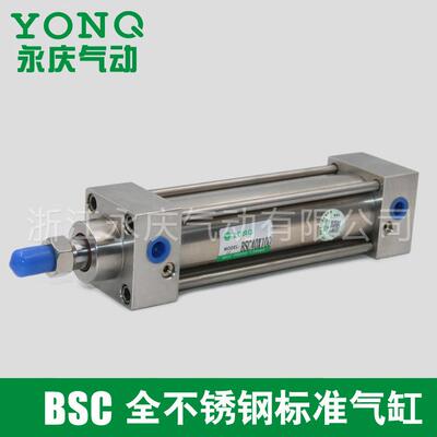大量 不锈钢气缸系列BSC40*100不锈钢标准气缸SCD双出SCJ气缸