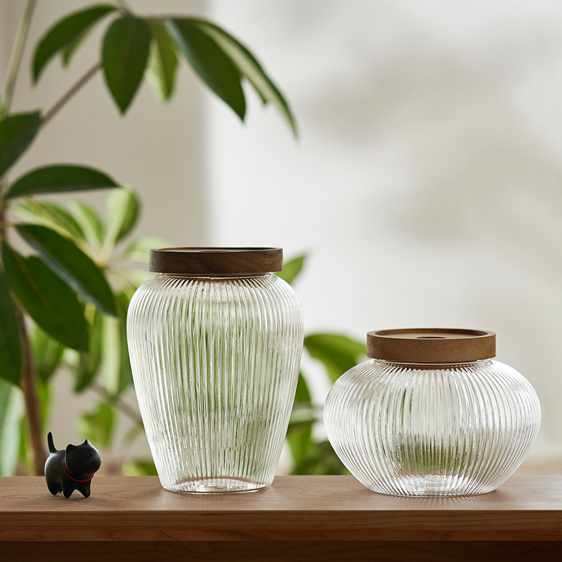 大号杨梅泡酒罐密封酒罐青梅酿酒B罐果酒容器木盖玻璃瓶空瓶酒瓶