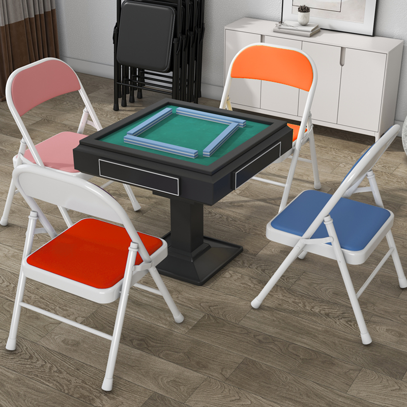 办公椅电脑椅餐h椅宿舍椅子卧室椅子软包靠背椅家用便携小型折叠