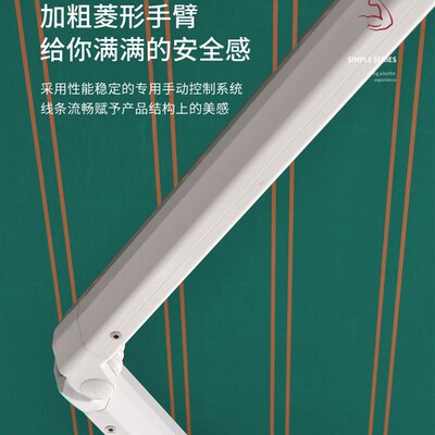 户外伸缩式遮f阳棚电动门面雨棚庭院阳台折叠铝合金家用雨篷遮阳