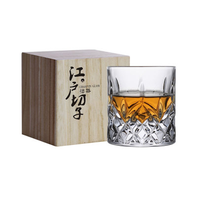 火影/雏田杯 江户切子r水晶玻璃杯酒杯威士忌杯洋酒杯子啤酒杯厚