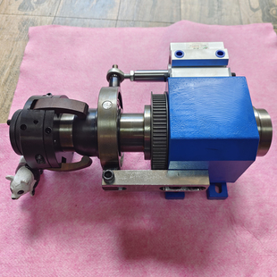 主轴式旋转气动夹座m 配0640夹头 小型机床头箱 床头主轴座快速夹