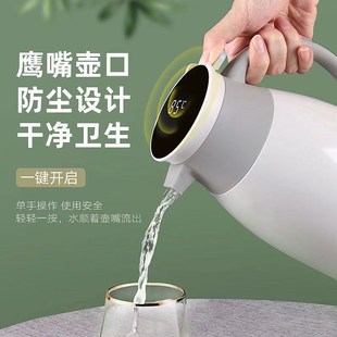 家用保温壶大容量水壶开水瓶学生宿舍温度显M示暖水壶简约可爱女
