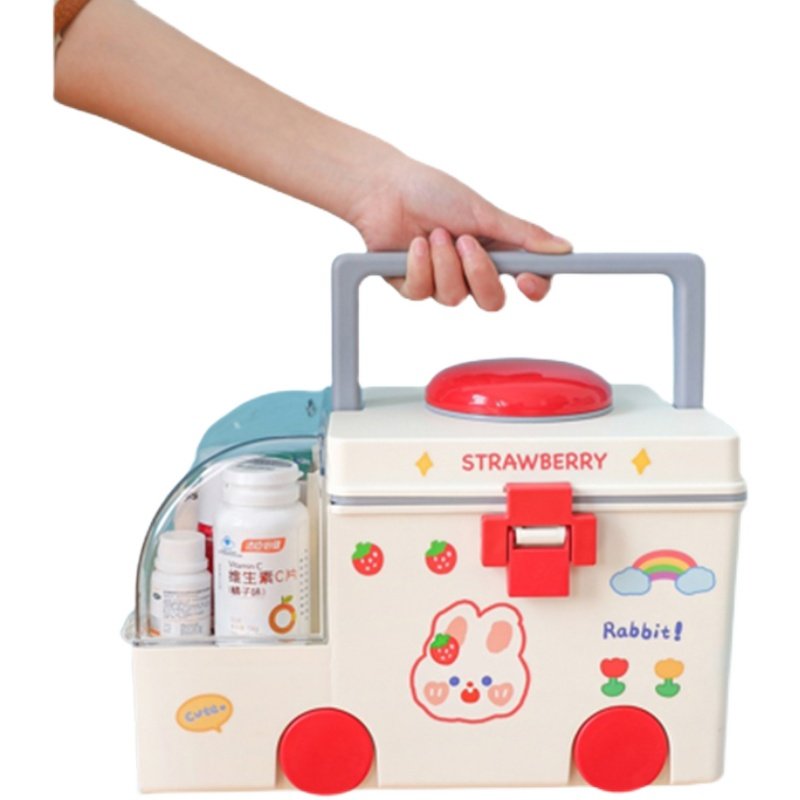 医药箱家用家庭装创意汽车药物药品收纳盒手提大容V量宝宝医疗箱,收纳整理,医药箱,淘宝优惠券,粉丝福利购,淘宝优惠卷