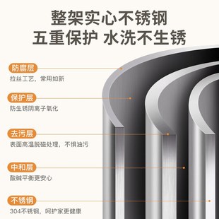 碗架抽屉内置厨房收纳分隔柜内橱柜餐具沥水碗筷盘子W不锈钢碗碟