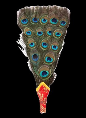 文巴扇吉祥草贲巴壶n孔雀羽毛扇子三眼五眼净水瓶藏传用品尼泊尔