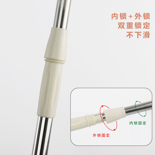 撑衣杆2米加长晾衣叉不锈钢伸缩取物阳台K挑衣杆叉晒衣杆衣叉家用