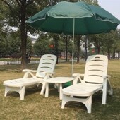 塑料加厚户外可折叠懒人午休沙滩游泳池庭M院酒店浴室场躺椅床椅