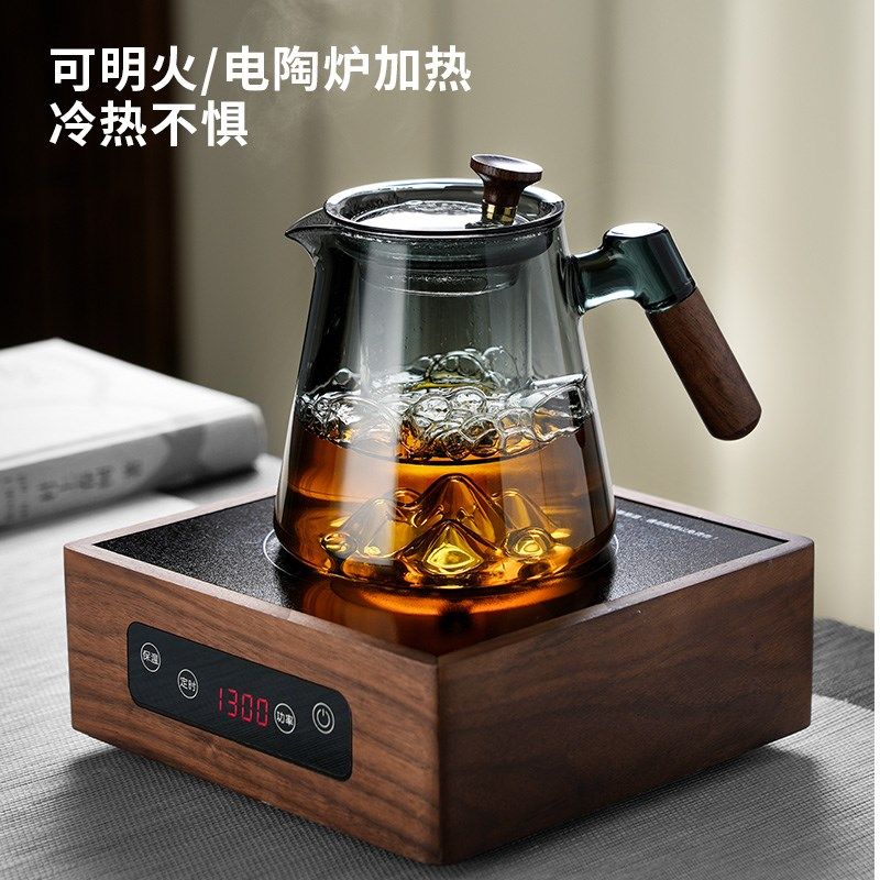 大容量玻璃茶具套装家用煮茶泡茶茶盘喝茶杯子待客U办公室轻奢高,餐饮具,整套茶具,淘宝优惠券,粉丝福利购,淘宝优惠卷